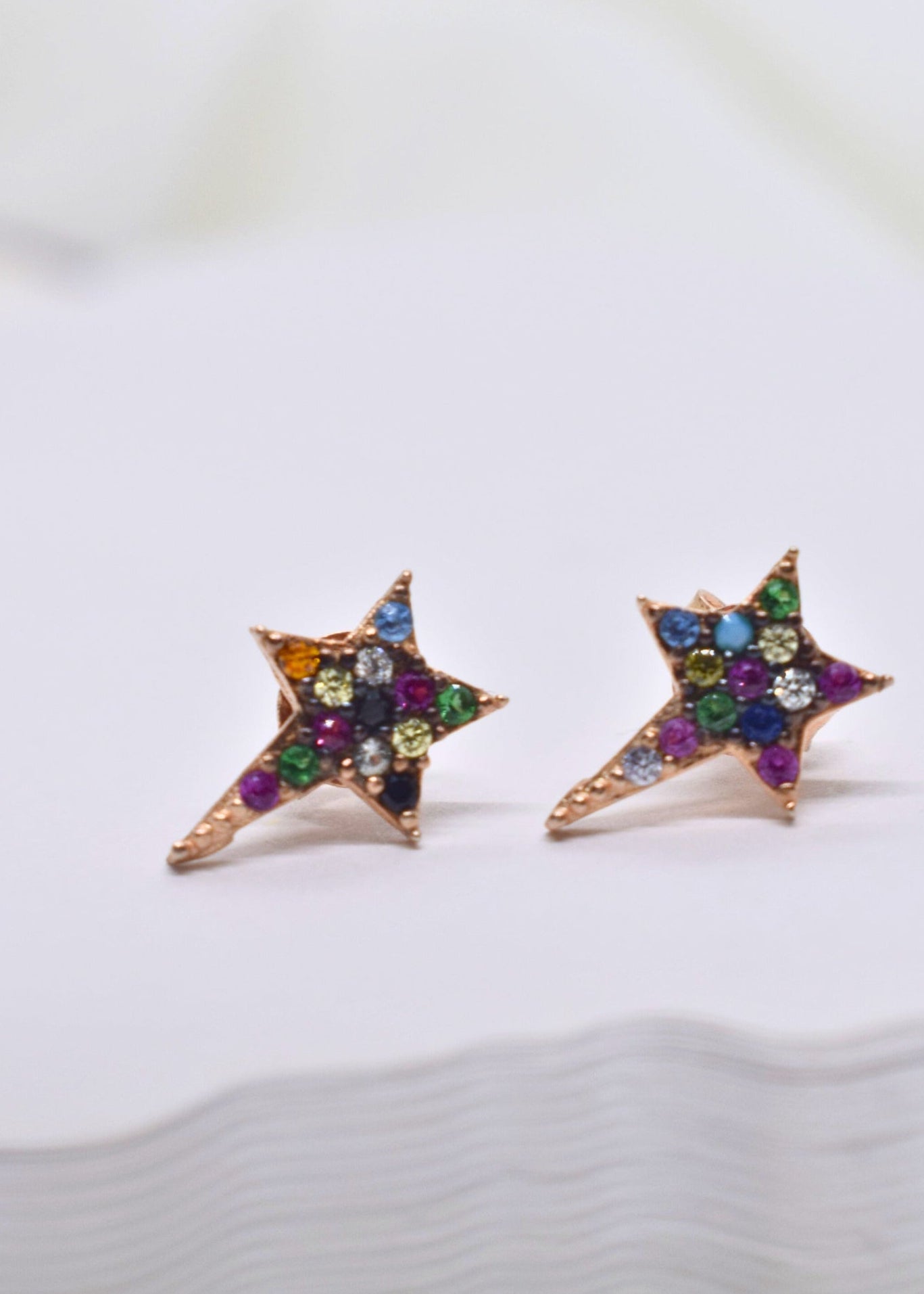 Multi color Zircon- 925 Sterling Silver