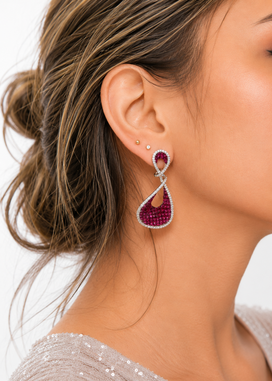 Fuchsia Infinity-925 Sterling Silver
