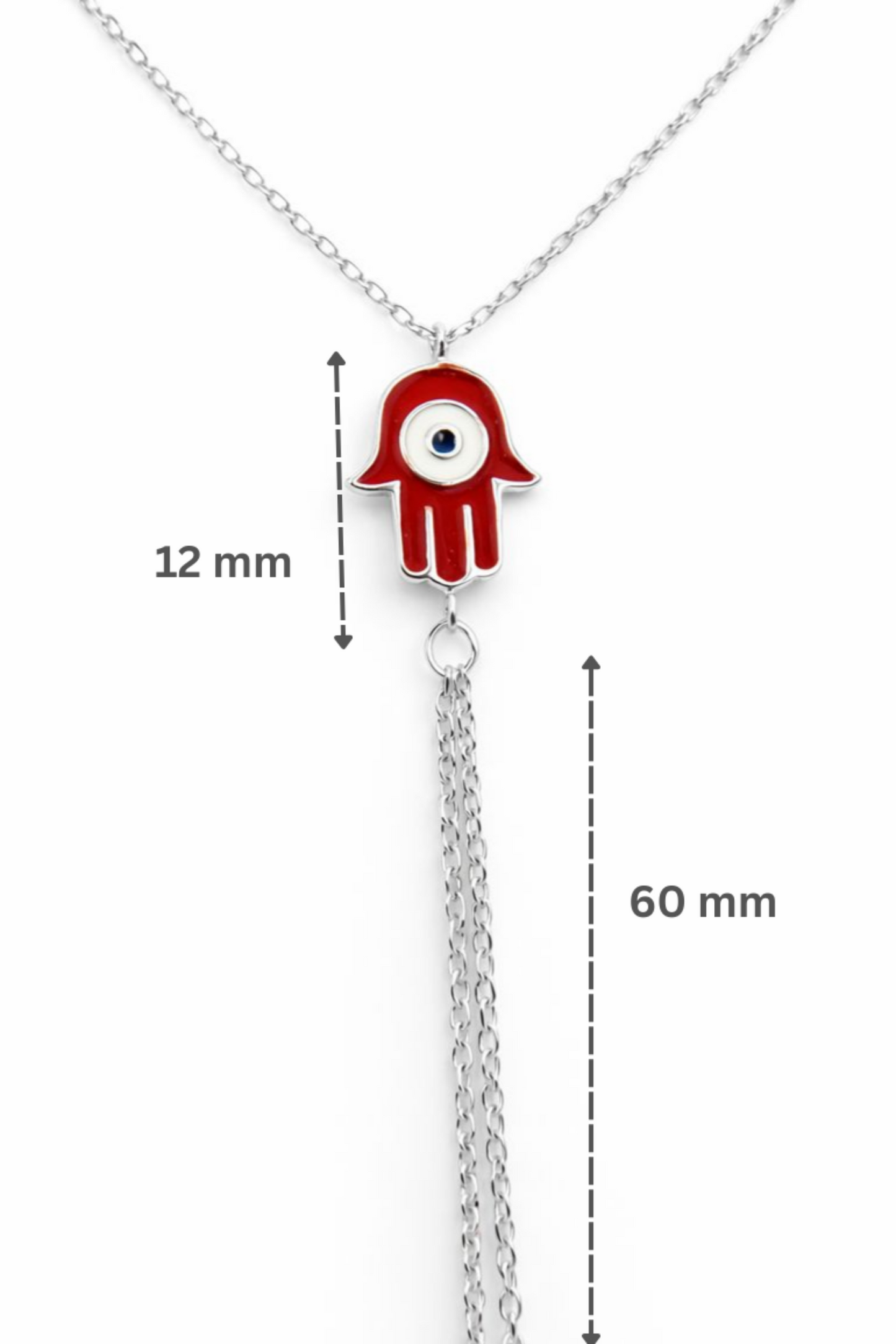 Red Hamsa-925 Sterling Silver