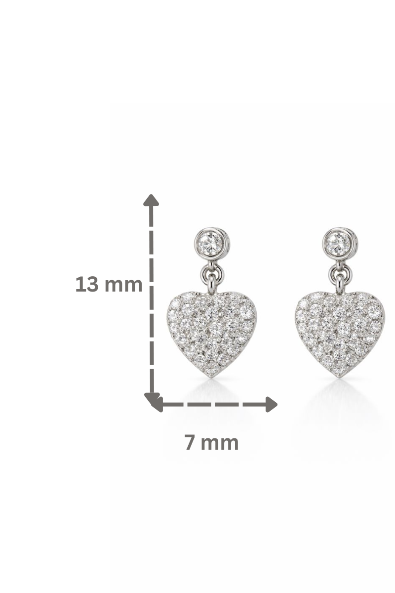 Sparkle Heart-925 Sterling Silver