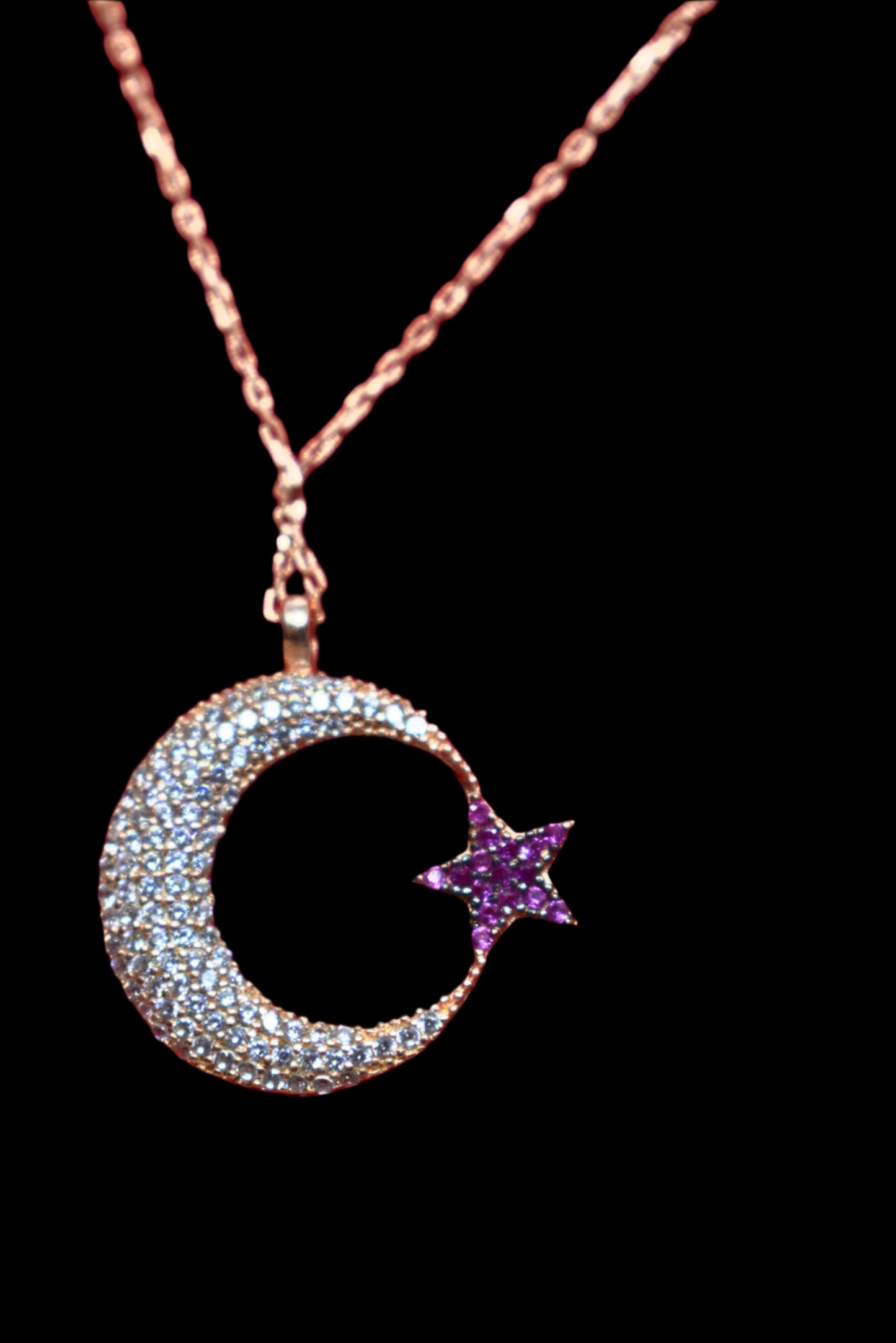 Crescent Glow- 925 sterling silver