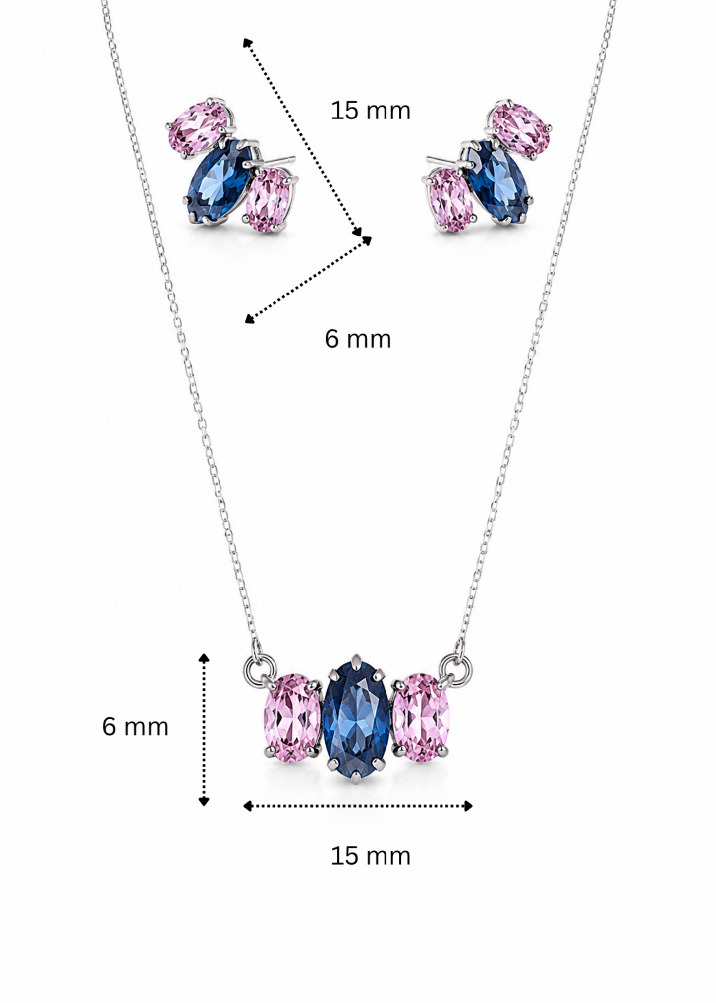 Sapphire Blush-925 Sterling Silver