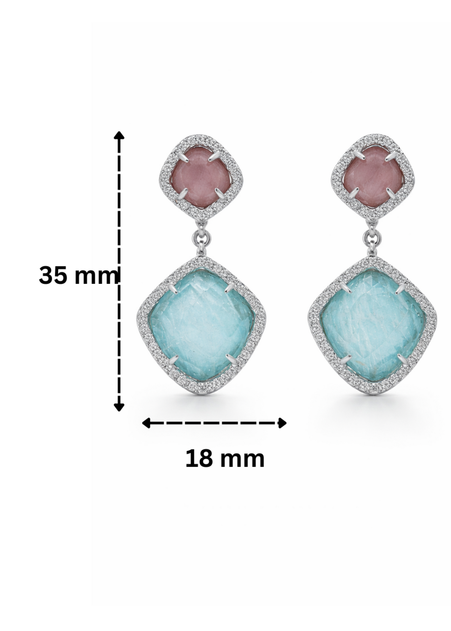 Aurora Dual Gem-925 Sterling Silver