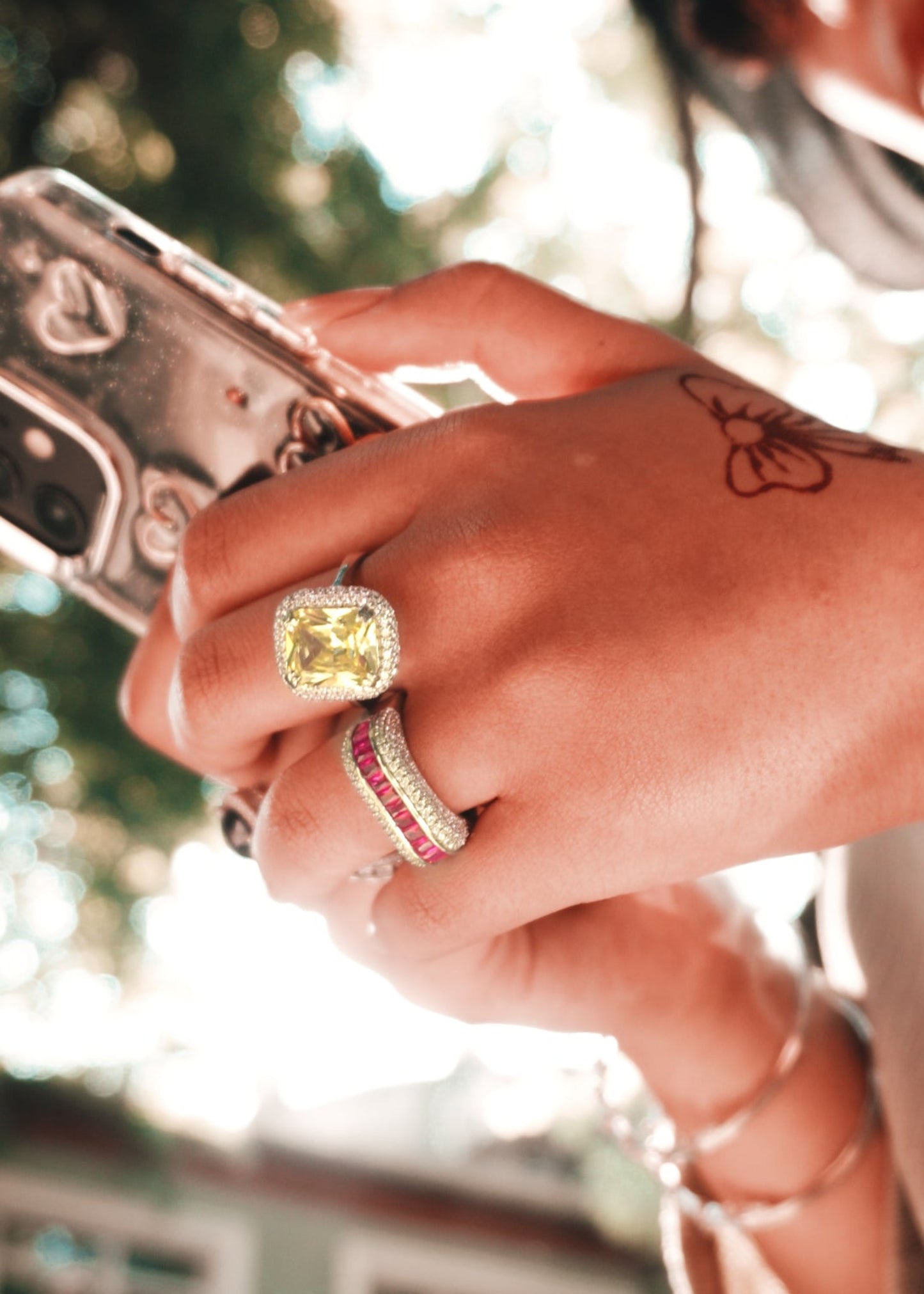 Golden Grace-925 Sterling Silver