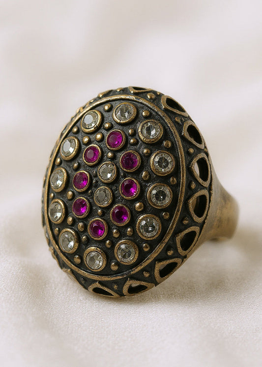 Vintage Garnet-925 Sterling Silver