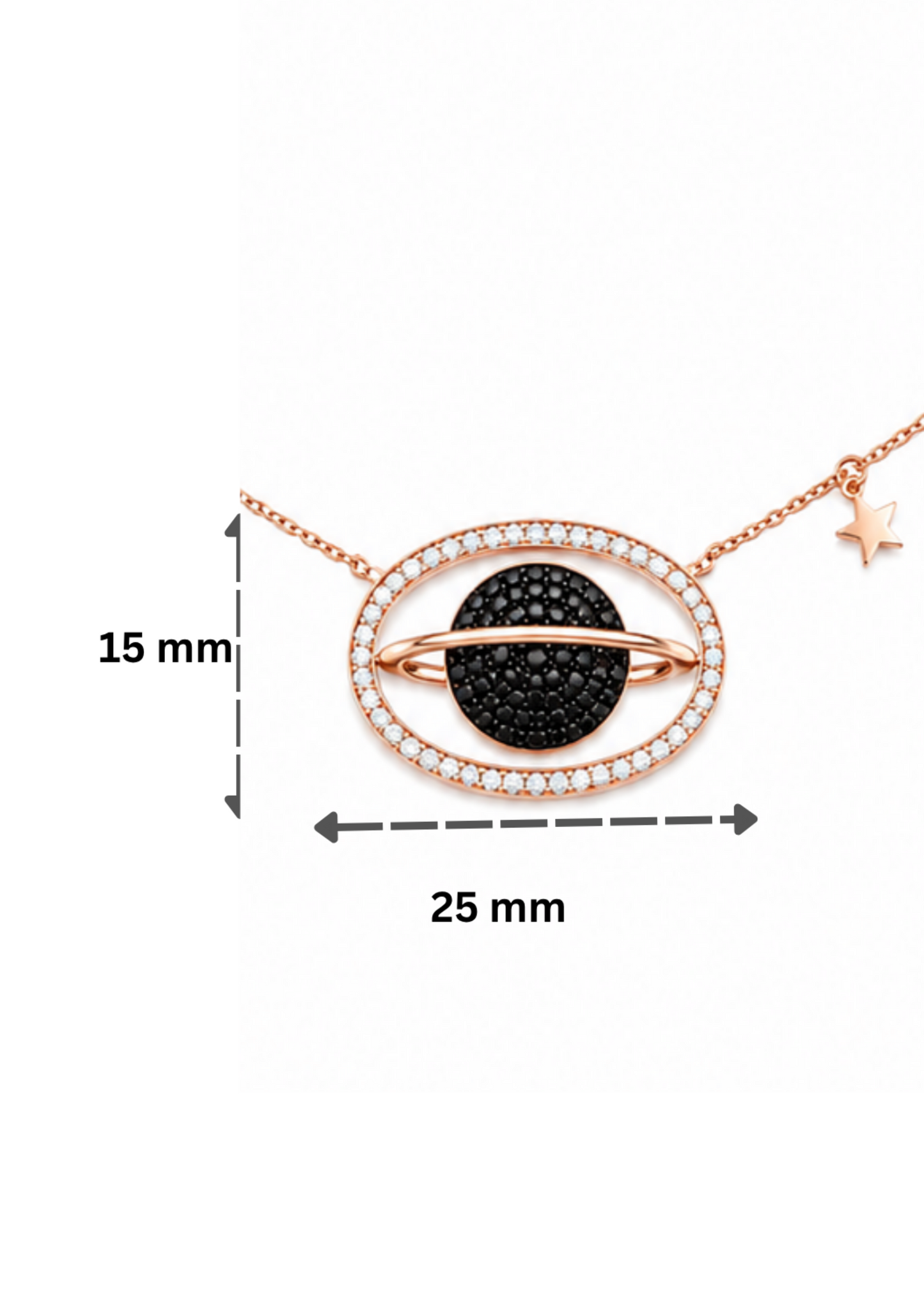 Orbit Necklace-925 Sterling Silver
