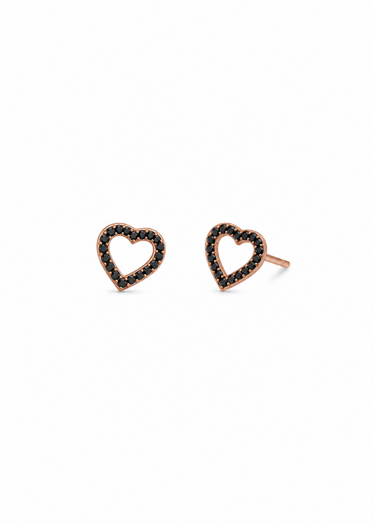 Midnight Heart -925 Sterling Silver