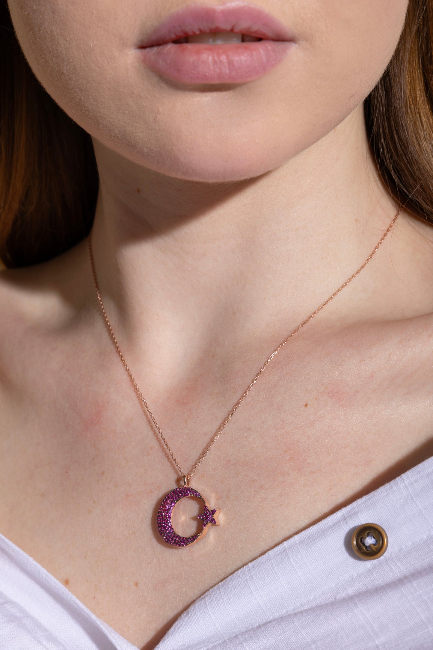 Crescent Glow- 925 sterling silver