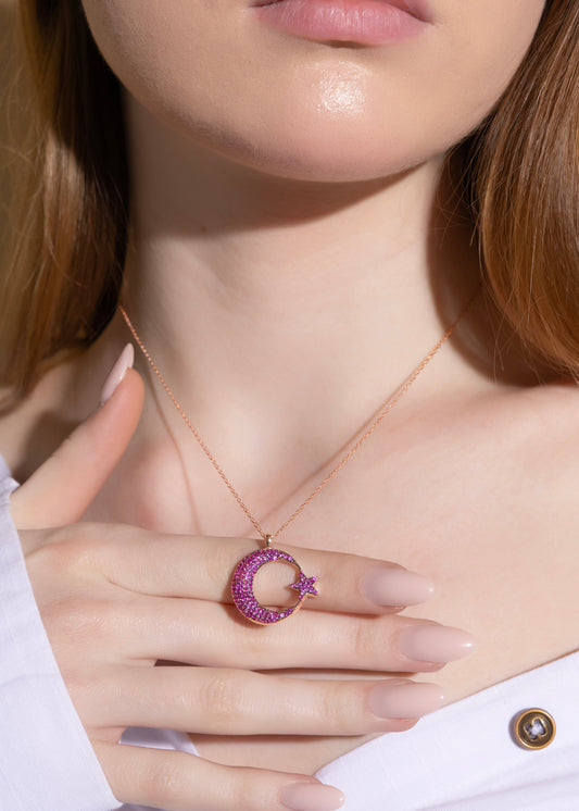 Crescent Glow- 925 sterling silver