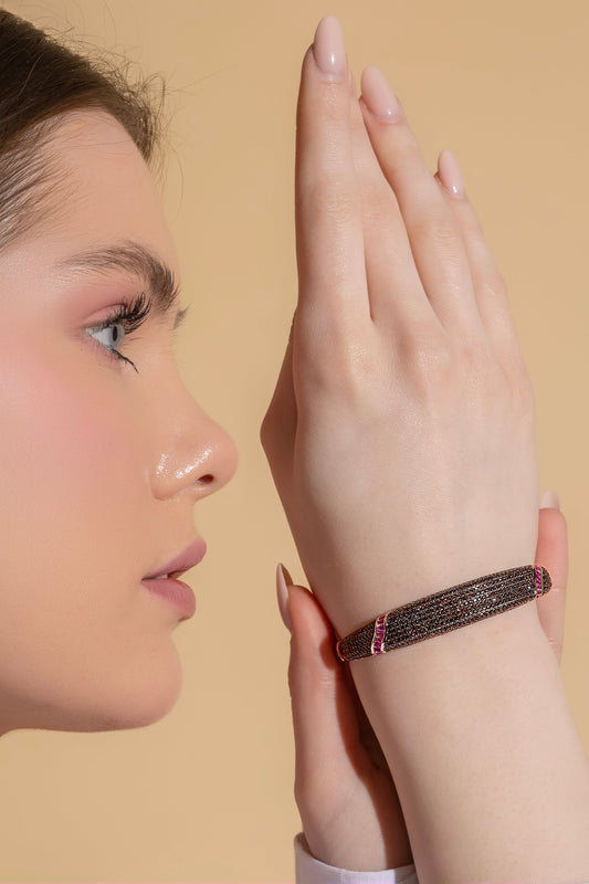 Mystic Blush- 925  Sterling silver.