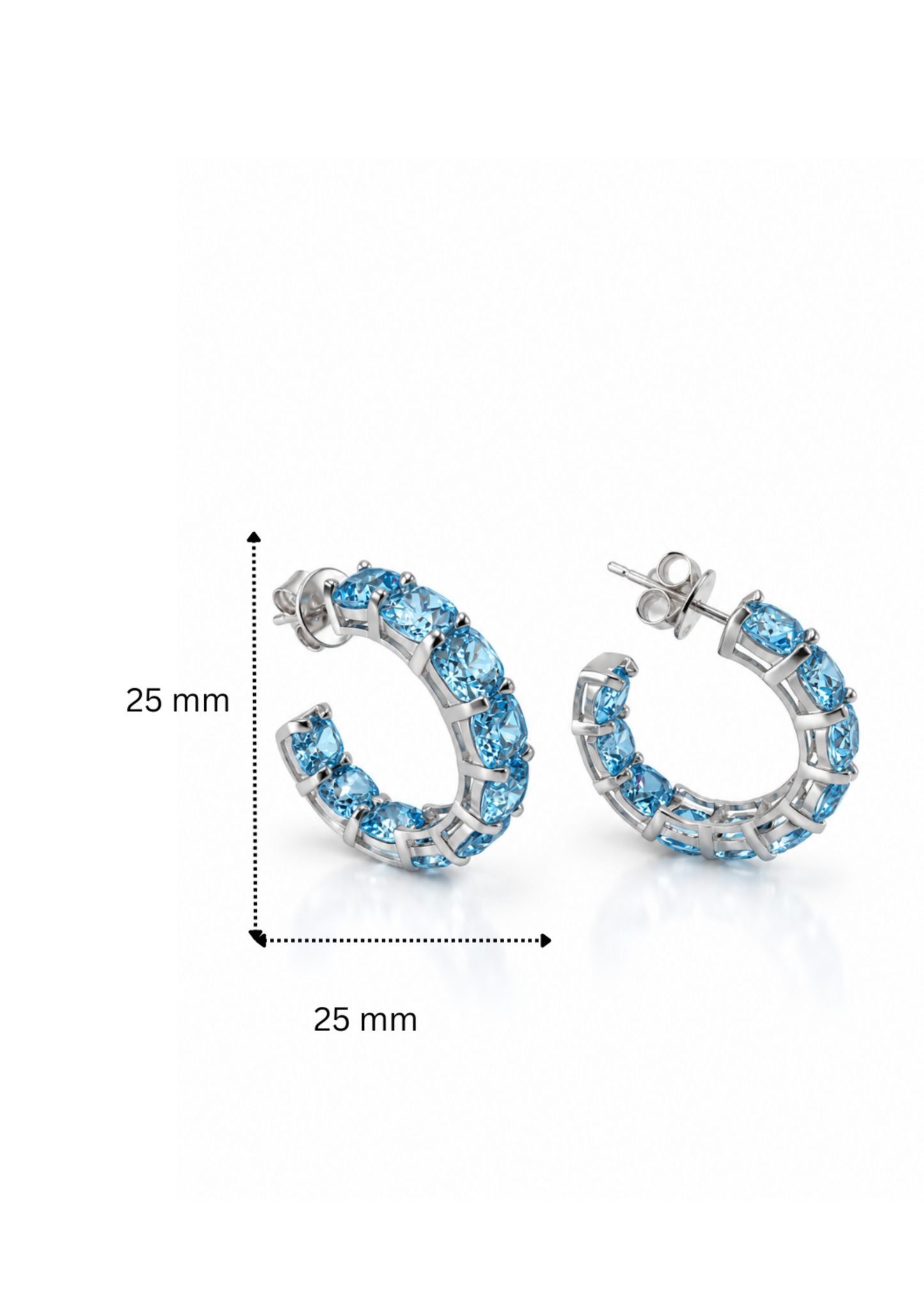 Éclat Hoop-925 Sterling Silver