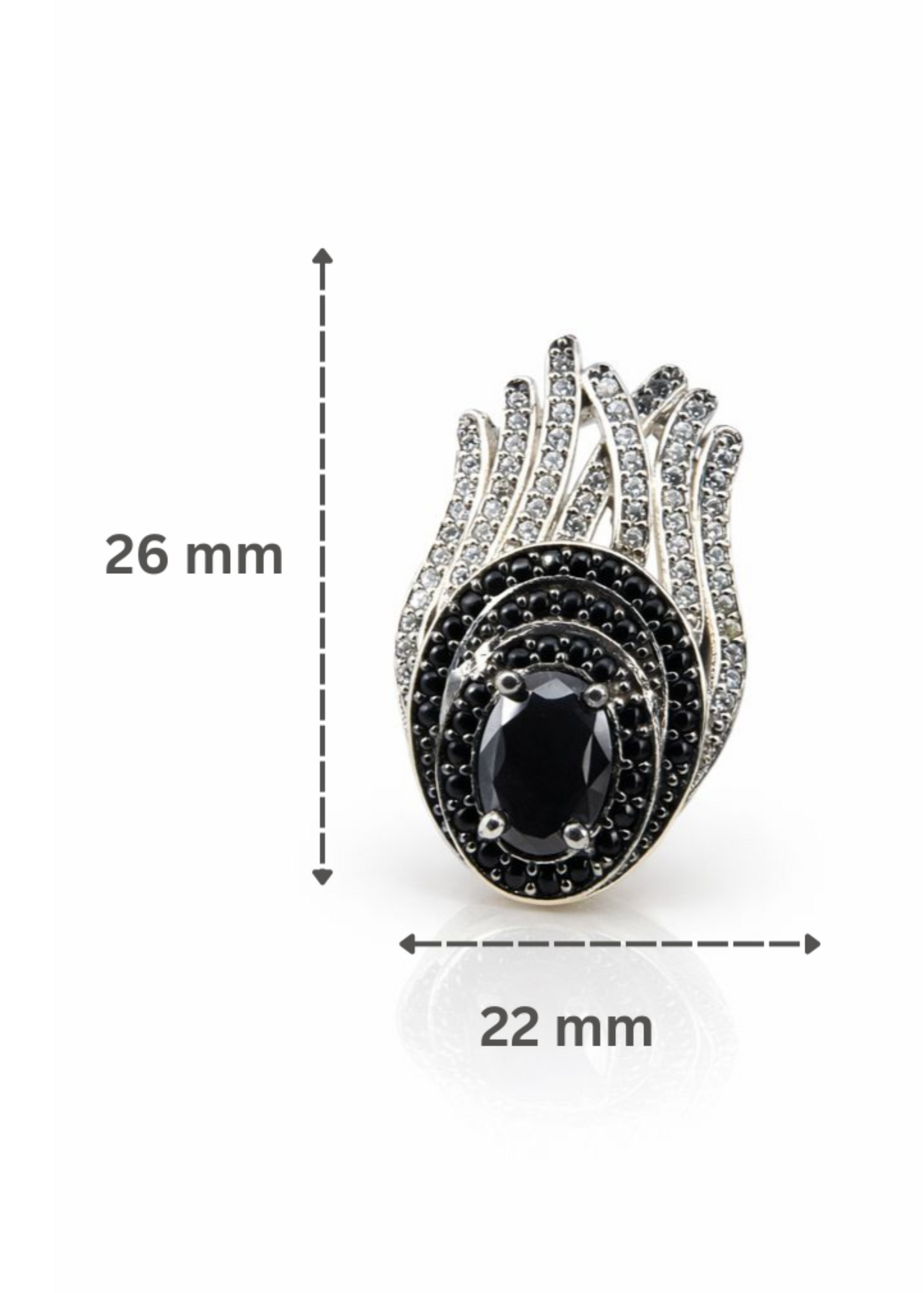 Midnight Aura-925 Sterling Silver