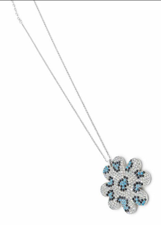 Aqua Bloom-925 Sterling Silver
