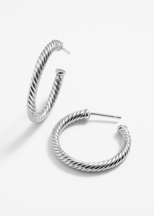 Twisted Elegance-925 Sterling Siilver