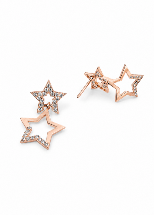 Twin Star-925 Sterling Silver