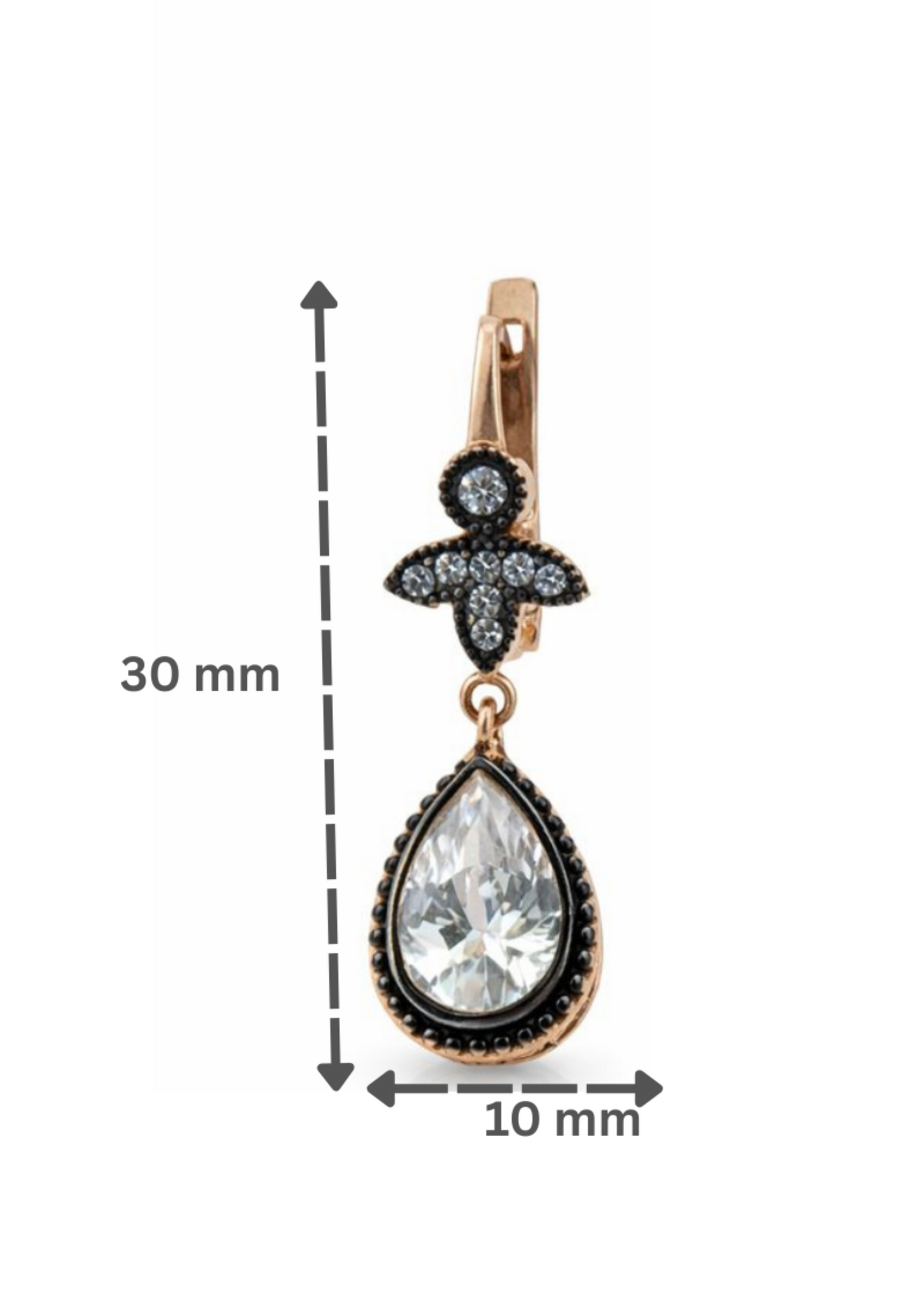 Noir Drop-925 Sterling Silver