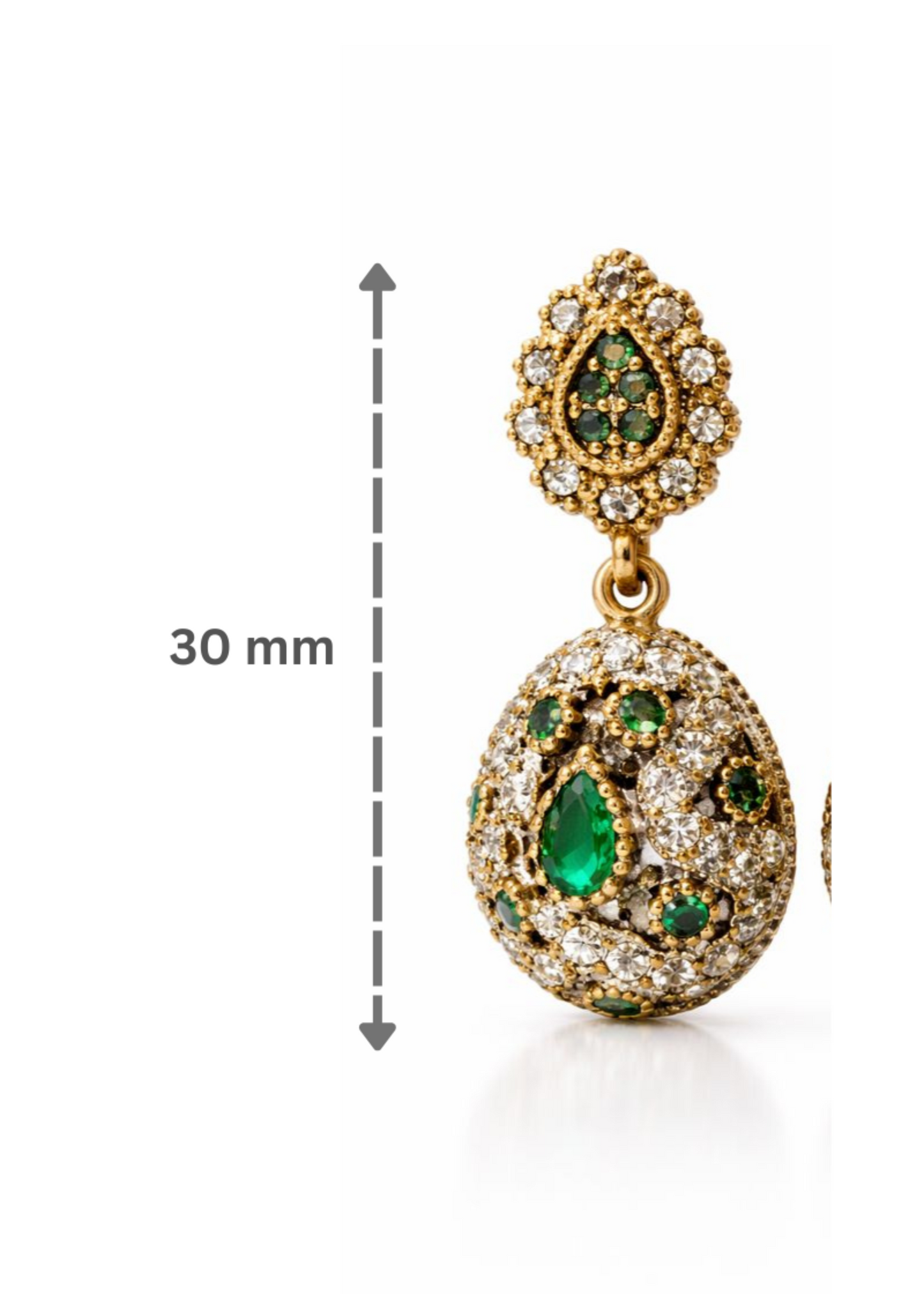 Emerald Drop- 925 Sterling Silver