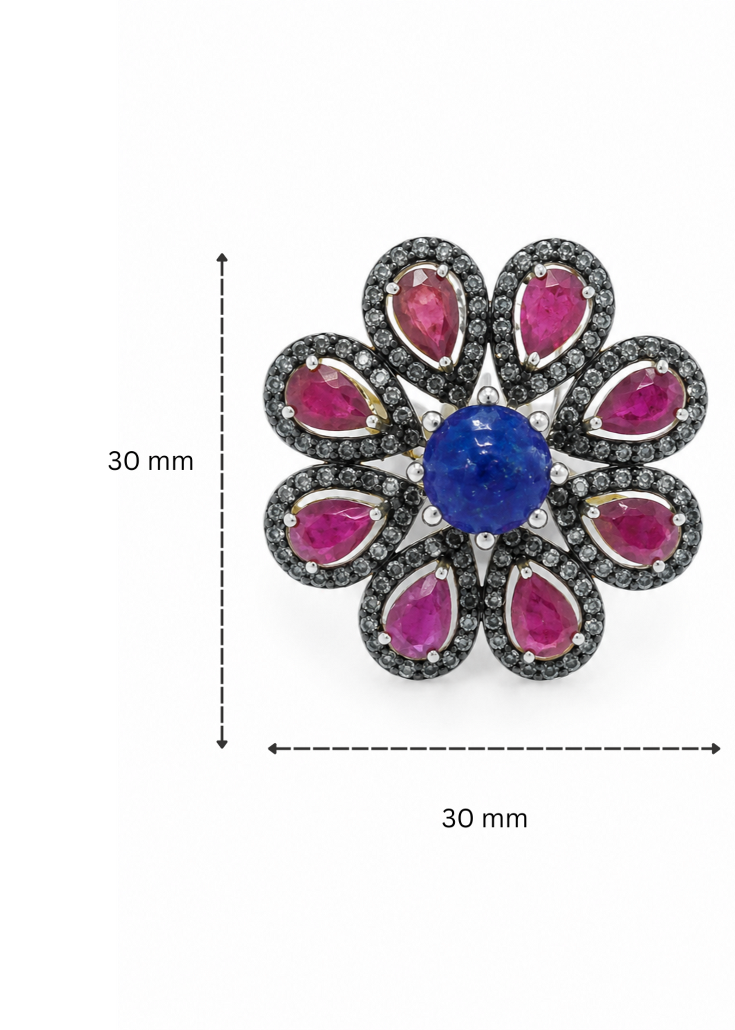 Rosalia Ruby-925 Sterling Silver
