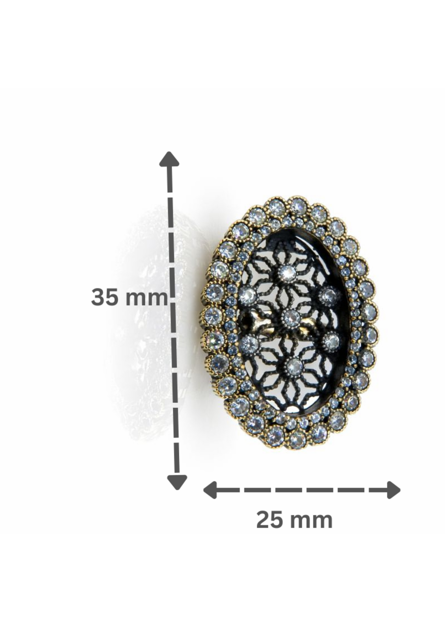 Vintage Oval-925 Sterling Silver