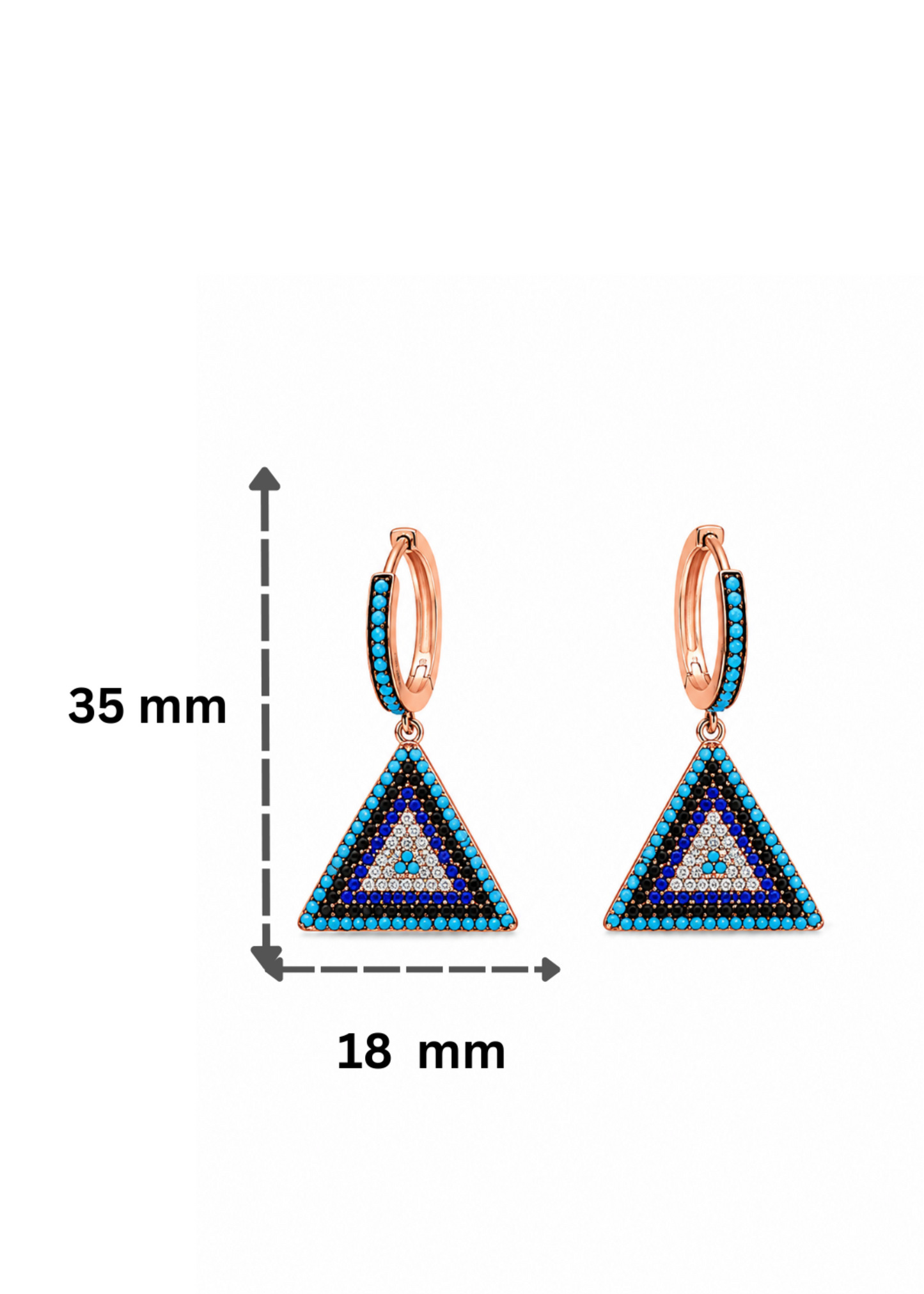 Azure Triangle-925 Sterling Silver