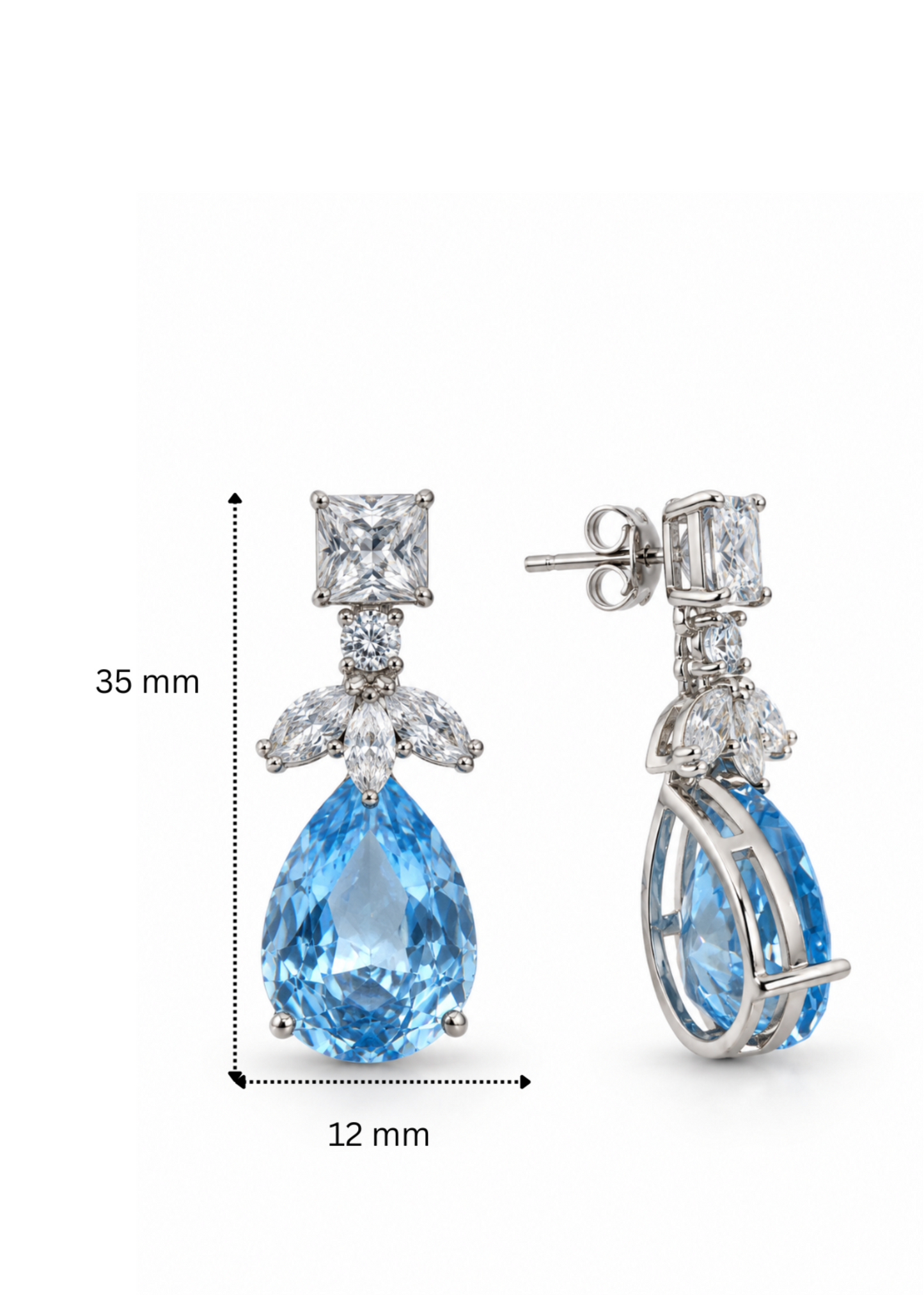 Celestia Blue Drop-925 Sterling Silver