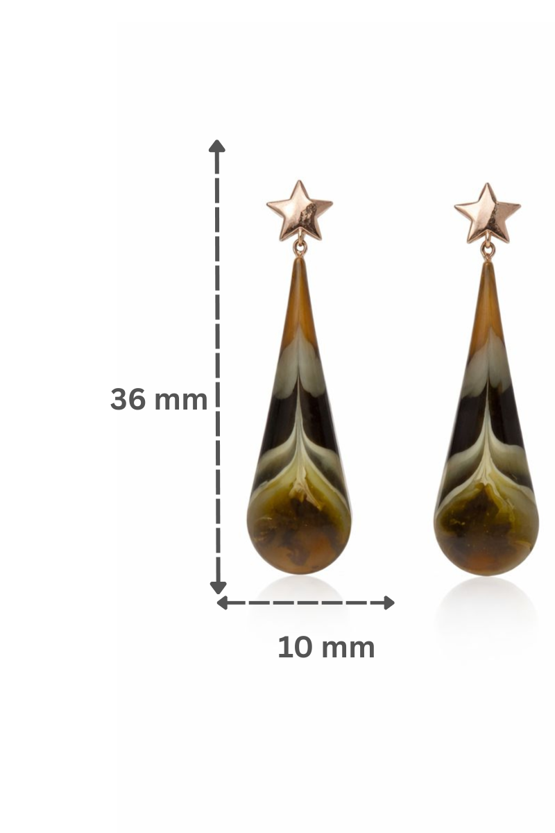 Celeste Drop-925 Sterling Silver