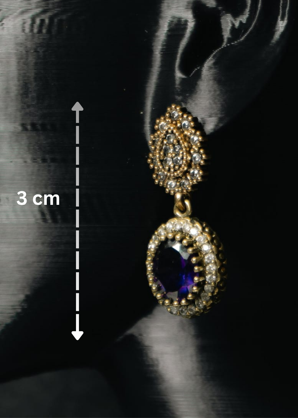 Amethyst Drops- 925 Sterling Silver