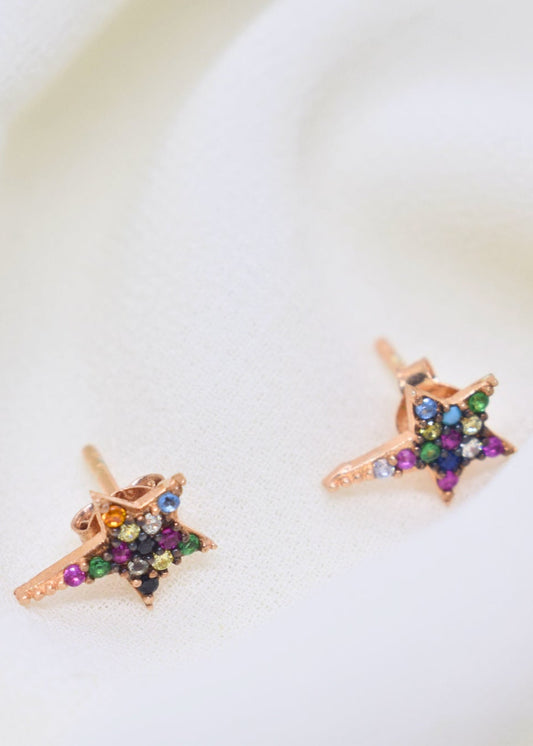 Multi color Zircon- 925 Sterling Silver