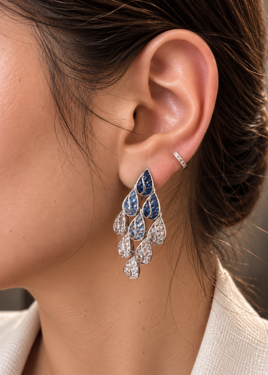 Cascade Blue-925 Sterling Silver