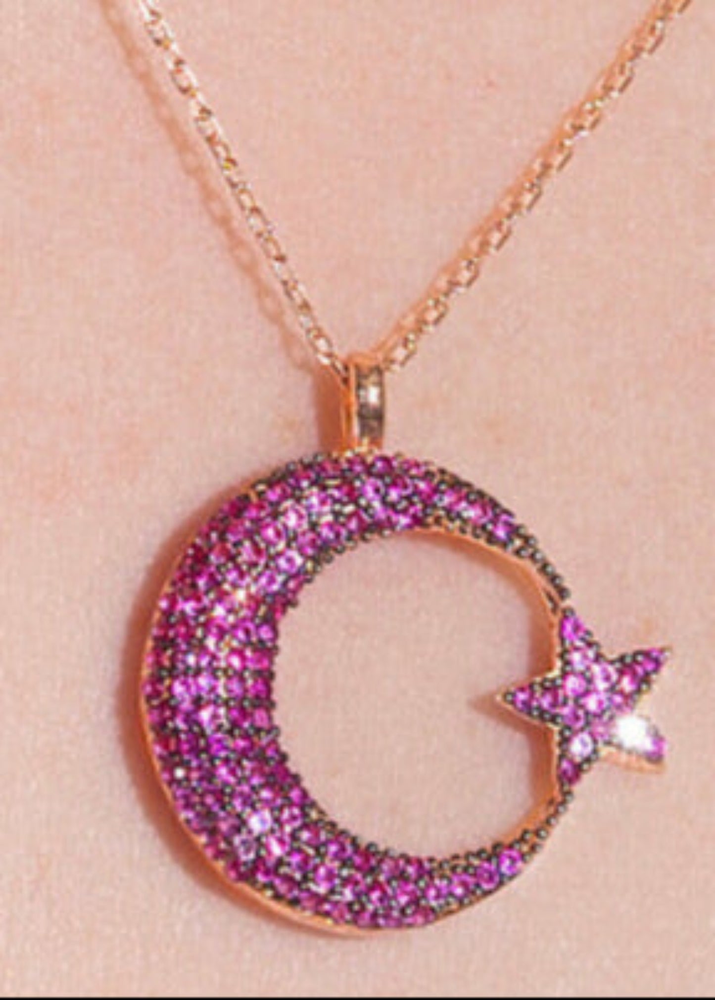 Crescent Glow- 925 sterling silver