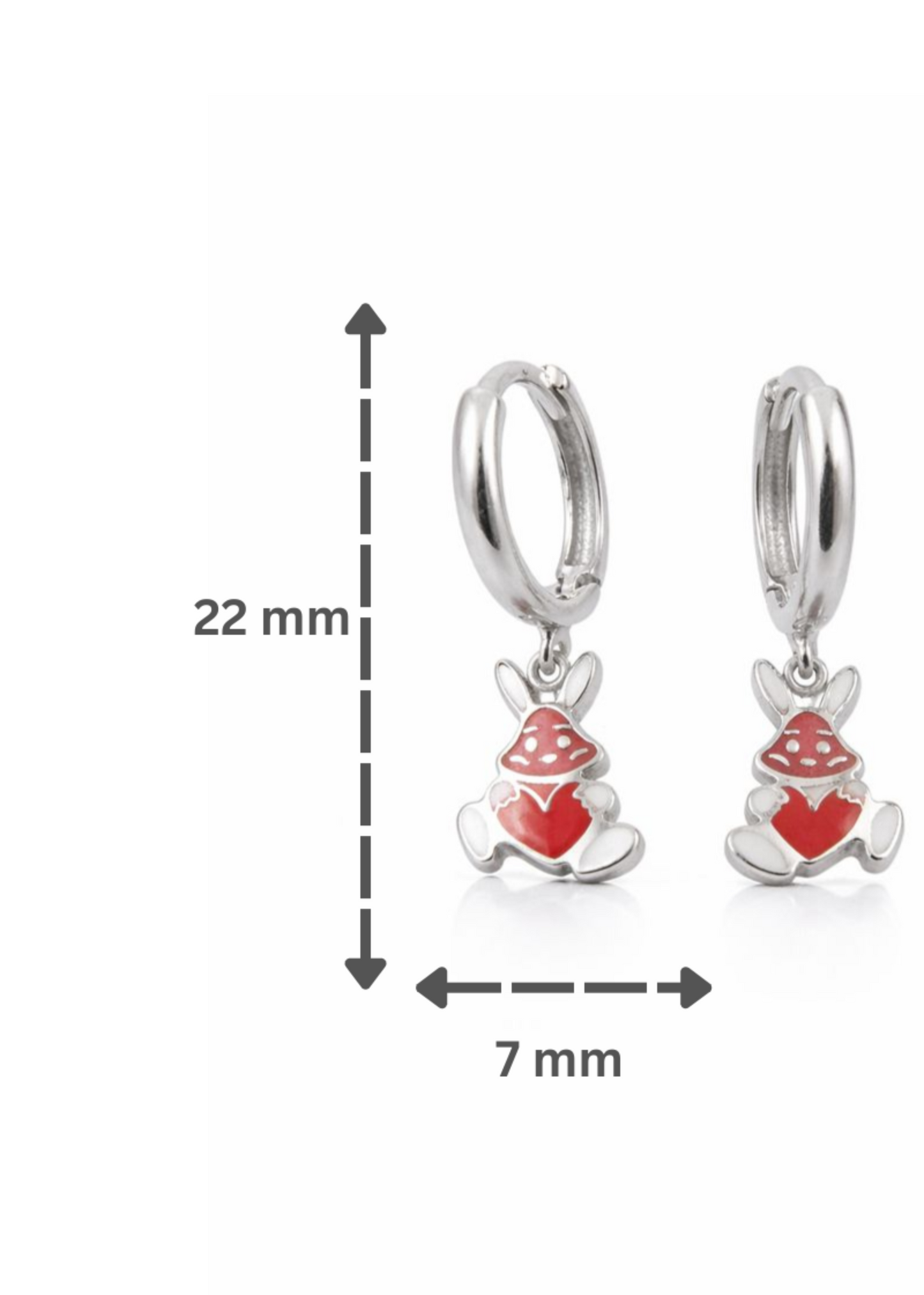 Bunny Heart-925 Sterling Silver