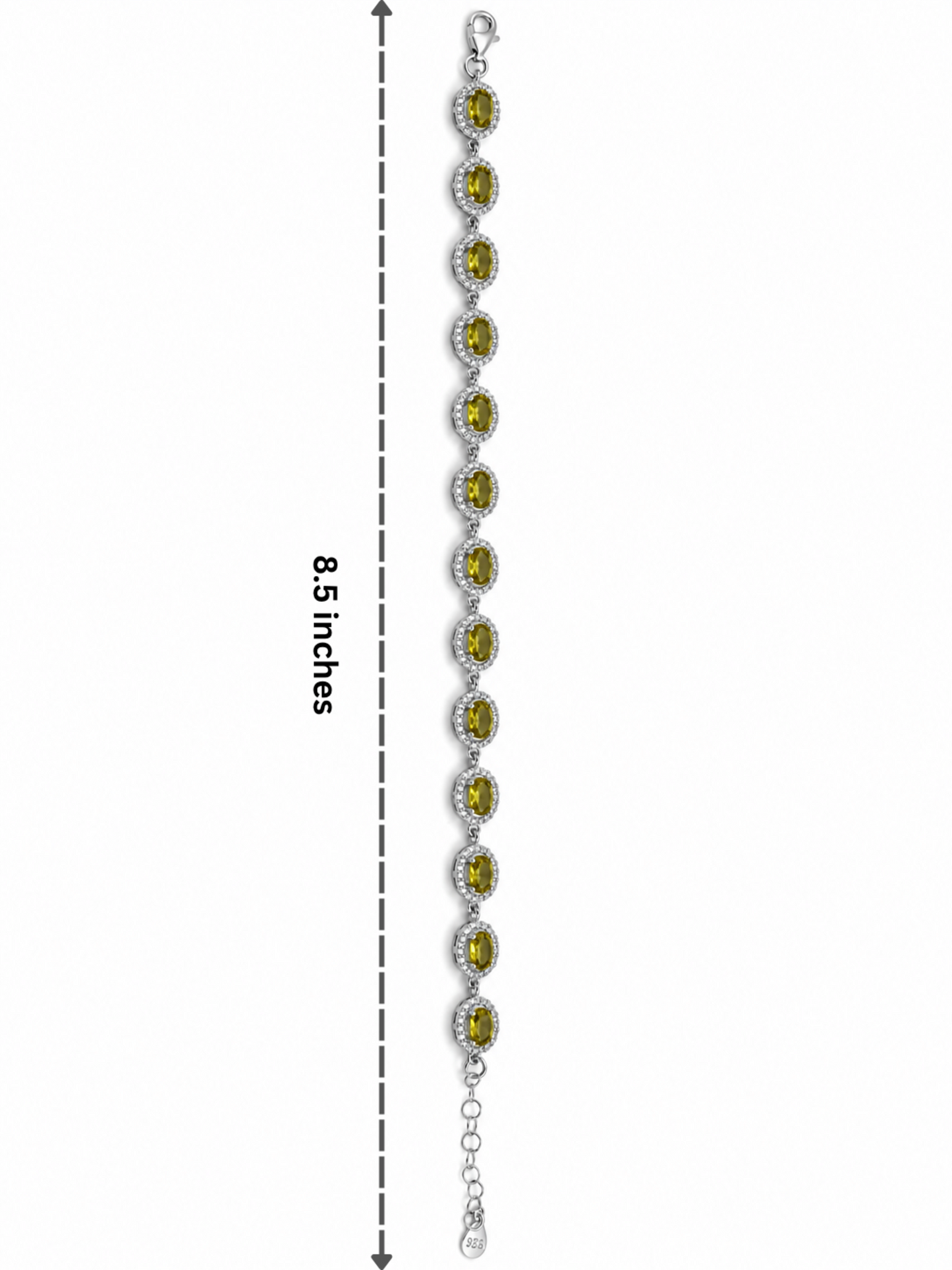 Halo Tennis-925 Sterling Silver