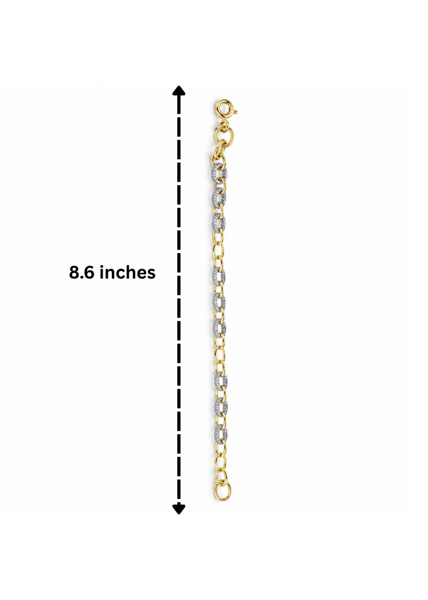 Interlock Bracelet-925 Sterling Silver