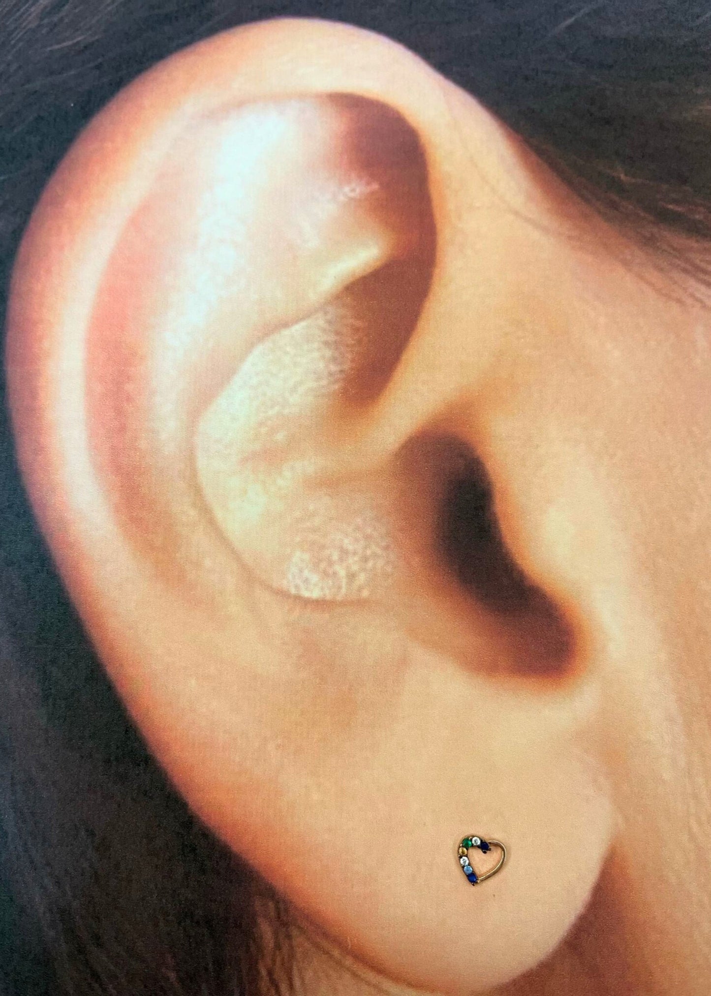 Multicolor Heart – 925 Sterling Silver