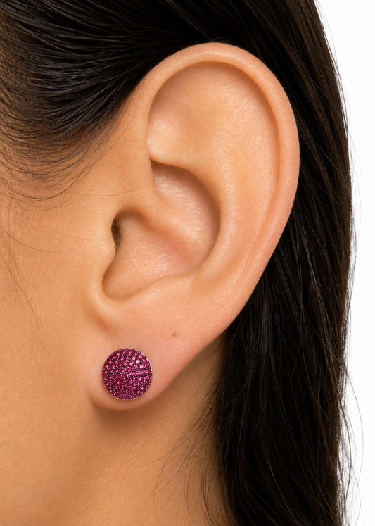 Luna Dot Studs– 925 Sterling Silver