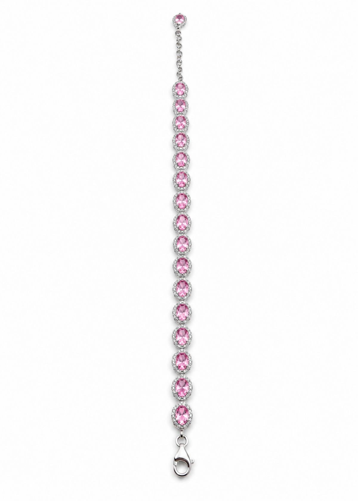 Rosé Halo-925 Sterling Silver