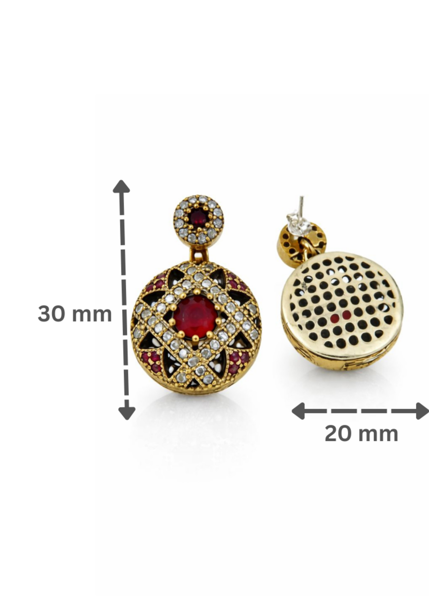 Ornate Rouge-925 Sterling Silver