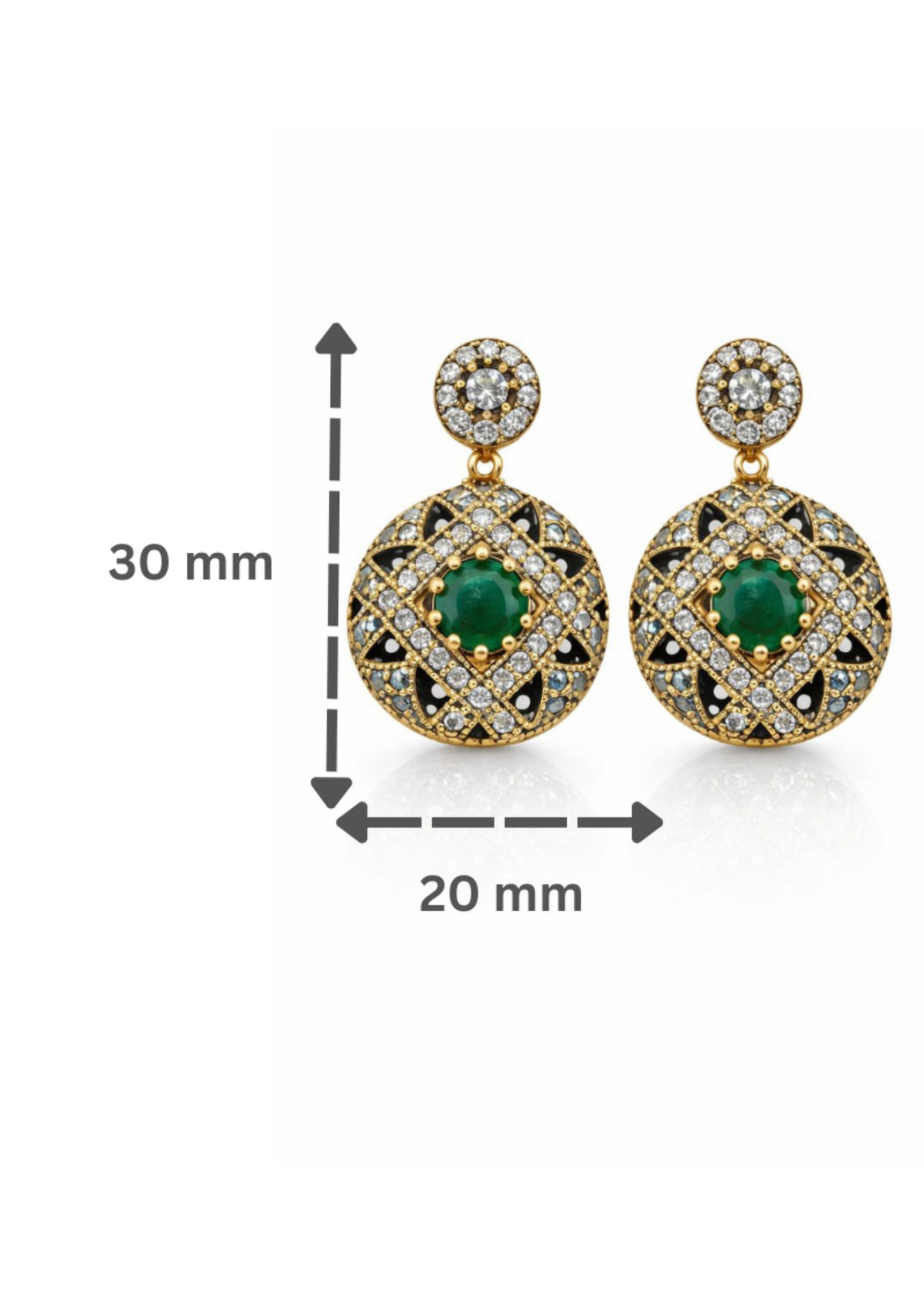 Ornate Verde-925 Sterling Silver