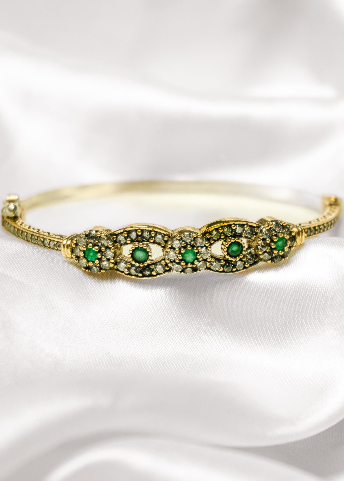Vintage Emerald-925 Sterling Silver