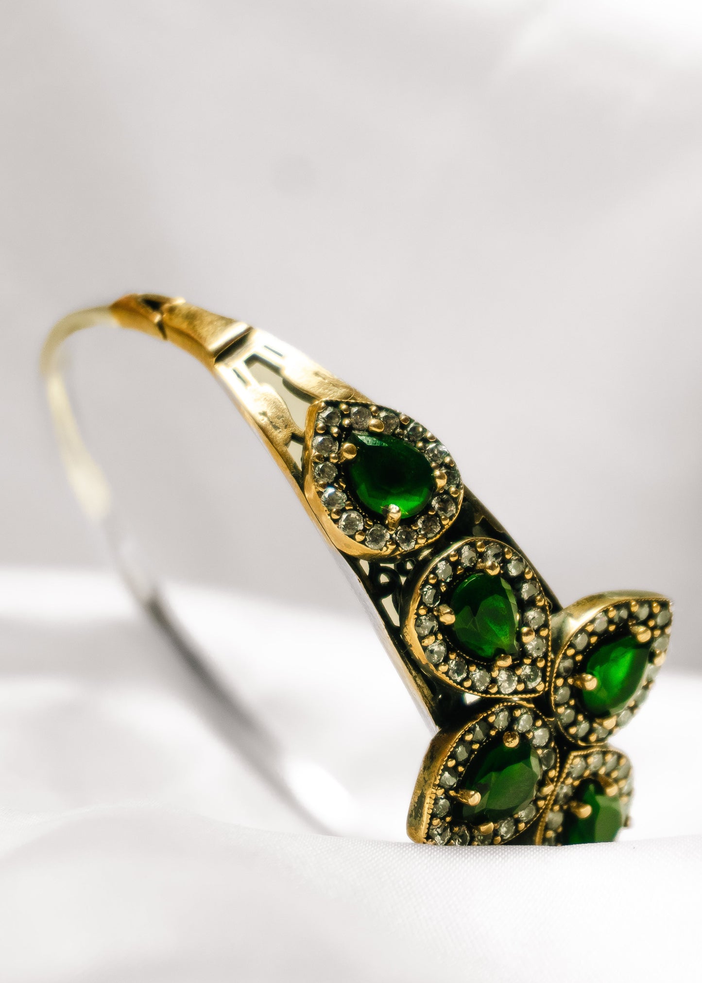 Emerald Blossom- 925 sterling silver