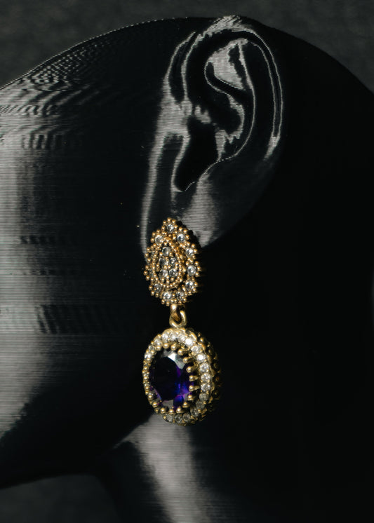 Amethyst Drops- 925 Sterling Silver