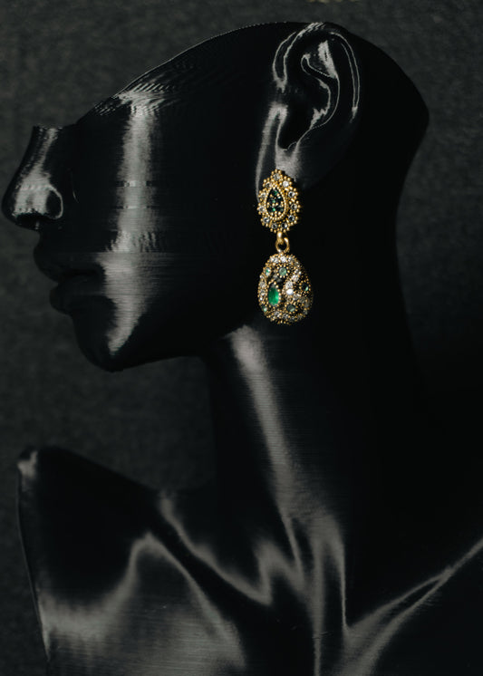 Emerald Drop- 925 Sterling Silver