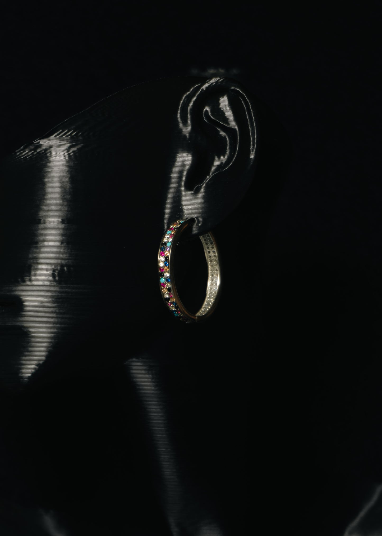 Mirage Hoops-925 Sterling Silver