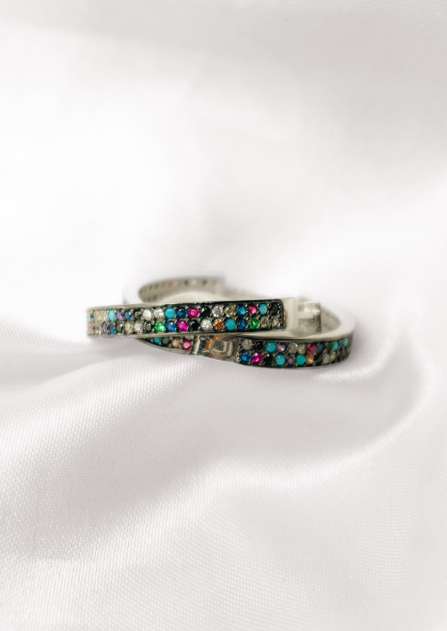 Mirage Hoops-925 Sterling Silver