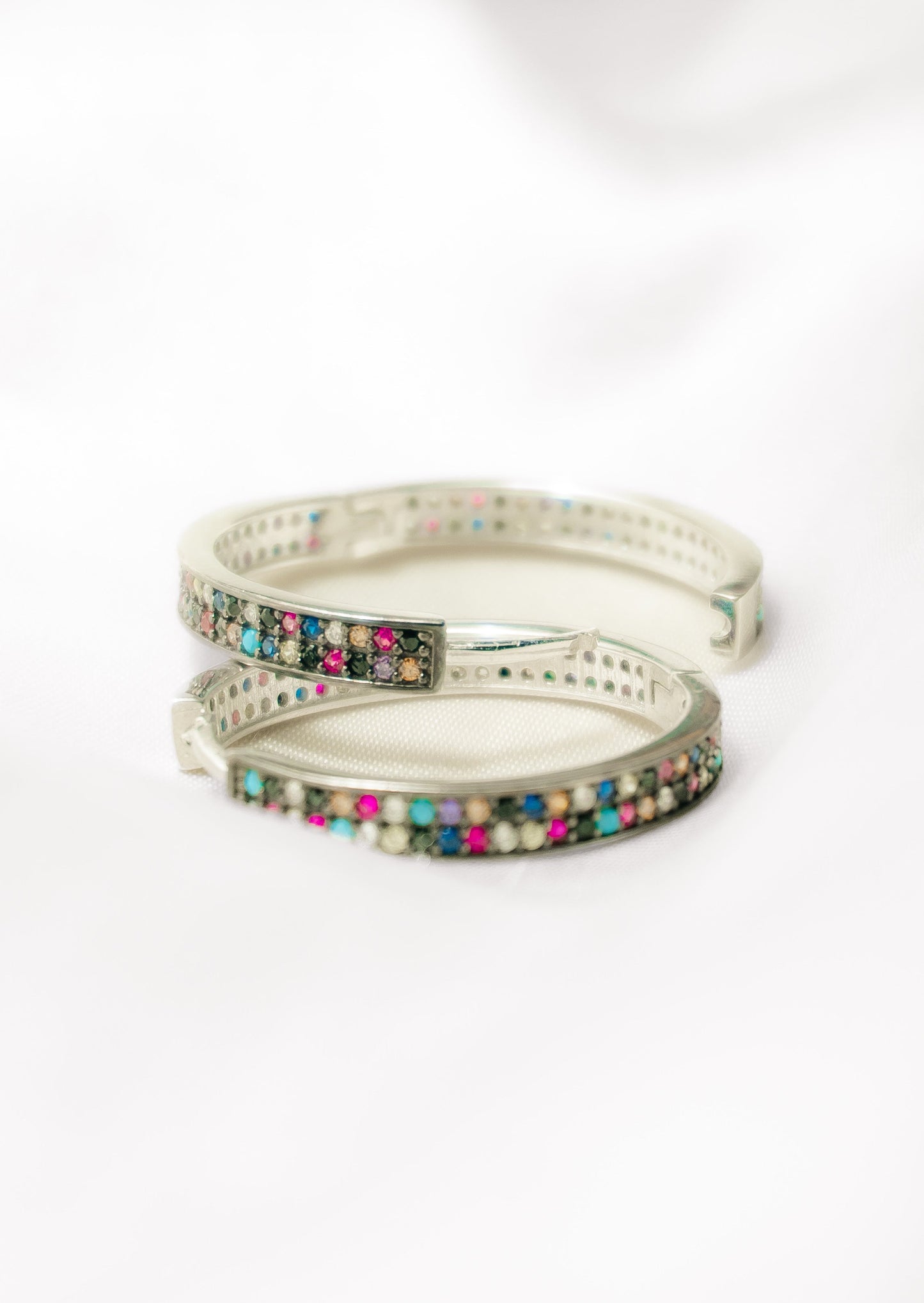 Mirage Hoops-925 Sterling Silver