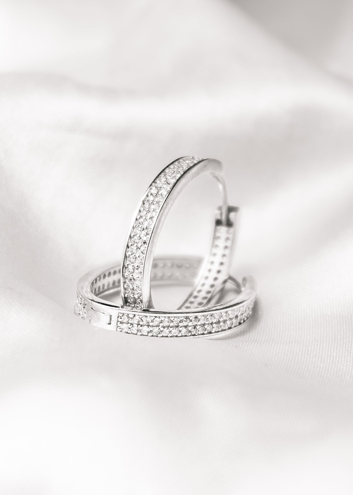 Celestia Hoops-925 Sterling Silver