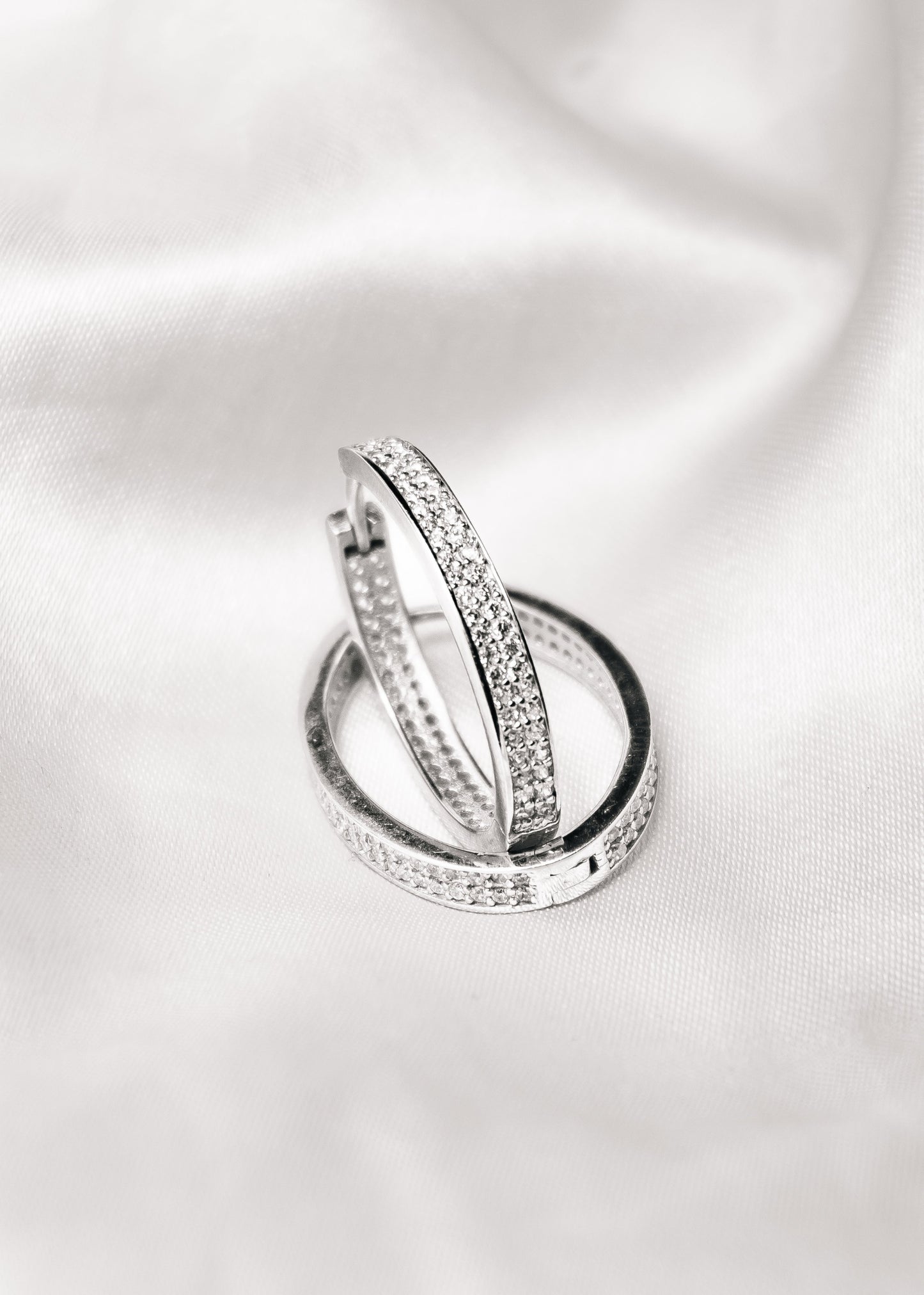Celestia Hoops-925 Sterling Silver