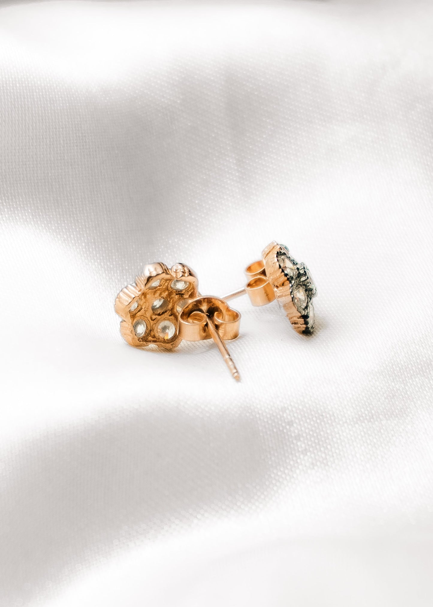 Floral Studs-925 Sterling Silver