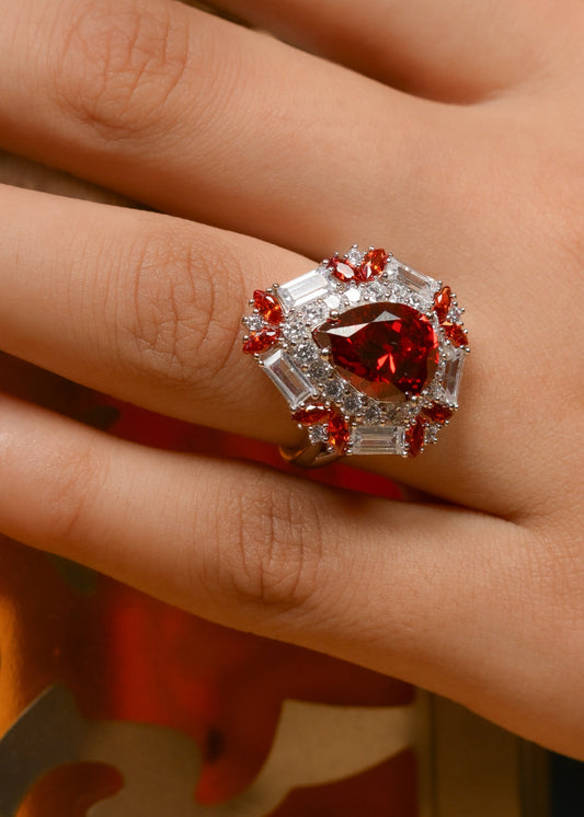 Noor Ring-925 Sterling Silver