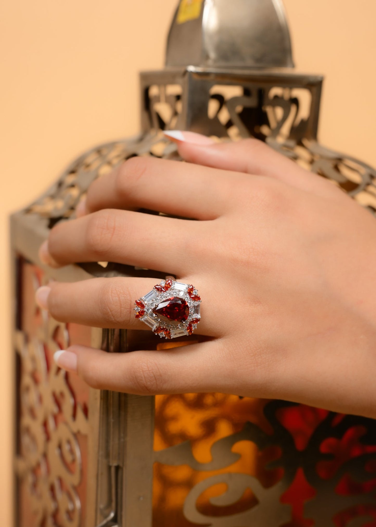 Noor Ring-925 Sterling Silver